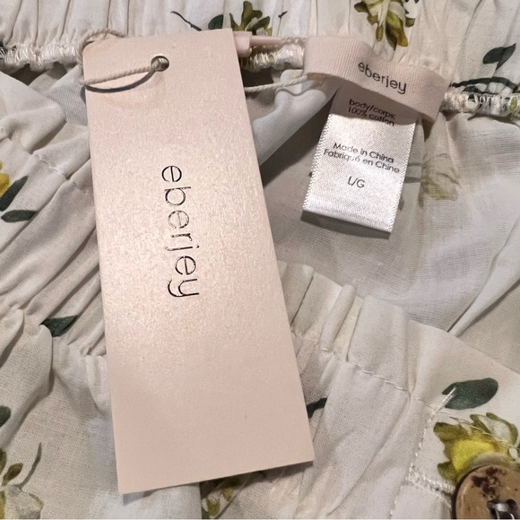 Eberjey Nostalgia Garden Nellie Floral Print Mini Skirt Size Large New - Picture 7 of 10